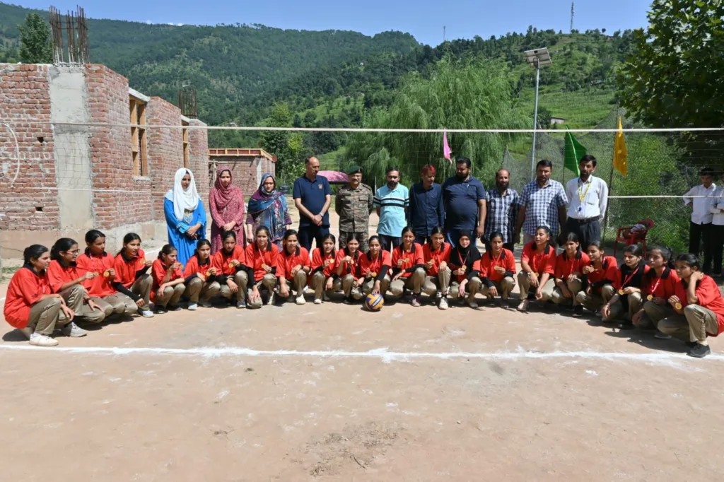 Jammu-Kashmir: Indian Army Coaching Empowers Girls in Volleyball, to Represent the State in National Tournament.