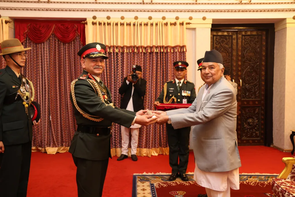 General Upendra Dwivedi Honoured as Honourary General of Nepali Army, Strengthening India-Nepal Military Ties
