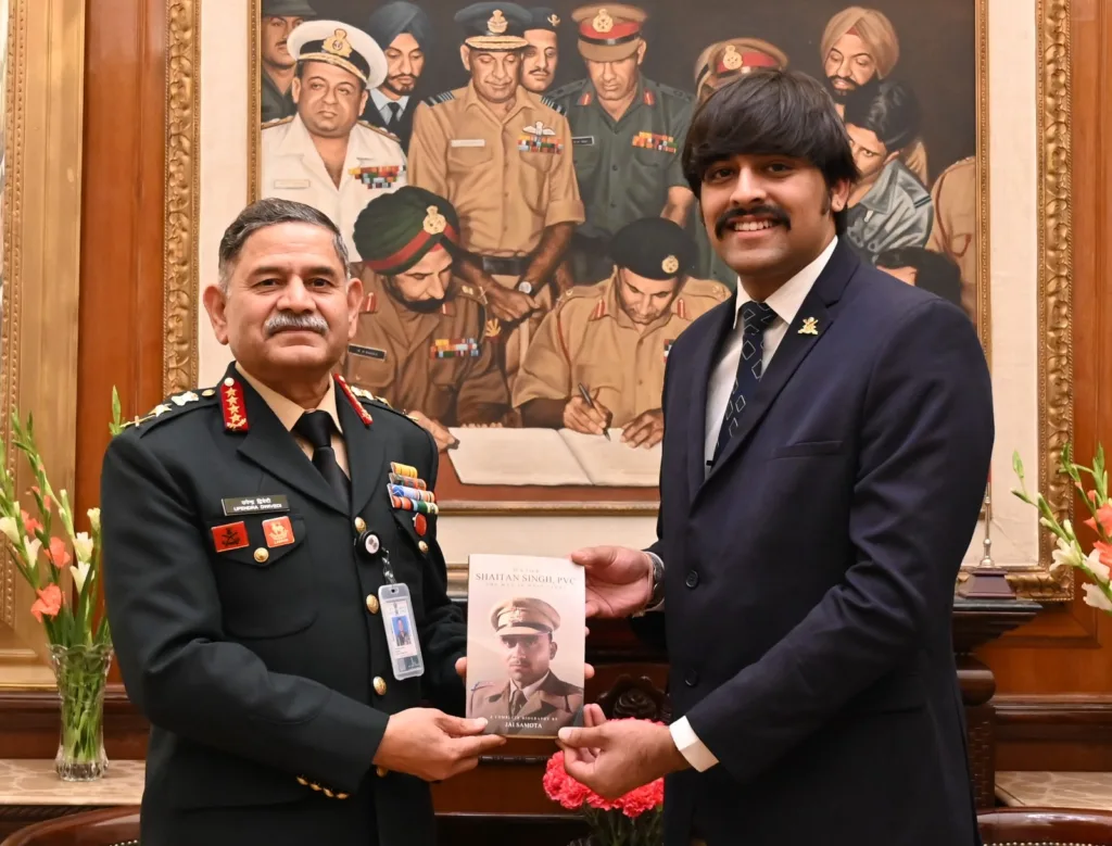 Battle of Rezang La: Army Chief General Upendra Dwivedi Presented with 'Major Shaitan Singh, PVC (P): The Man in Half Light' Book
