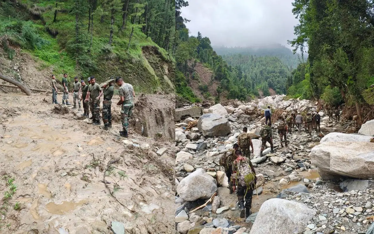 OP JAL RAHAT 2: हिमाचल से लेकर पूर्वोत्तर तक भारतीय सेना बनी 'मसीहा', बाढ़ में फंसी जिंदगियों के बीच उम्मीद बने जवान 3 OP Jal Rahat 2: Indian Army Emerges as Lifesaver from Himachal to Northeast, Rescuing Lives Amid Devastating Floods